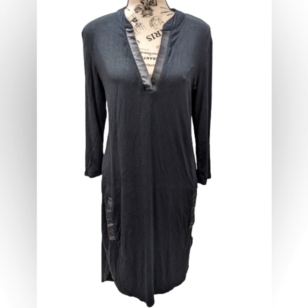 Rudsak high low black midi dress size S